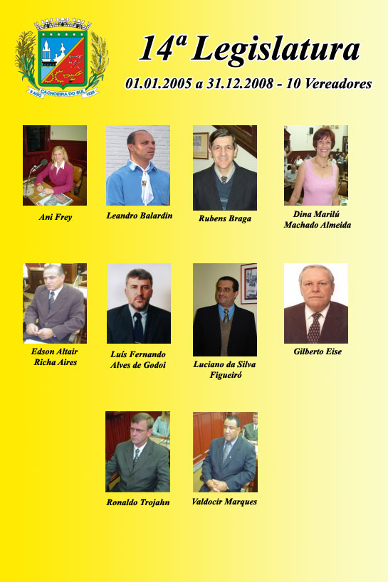 Quadro da 14ª Legislatura (2005-2008)