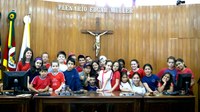 Alunos da Escola João Neves visitam o Poder Legislativo