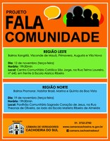 Câmara fará dois “Fala Comunidade” neste mês