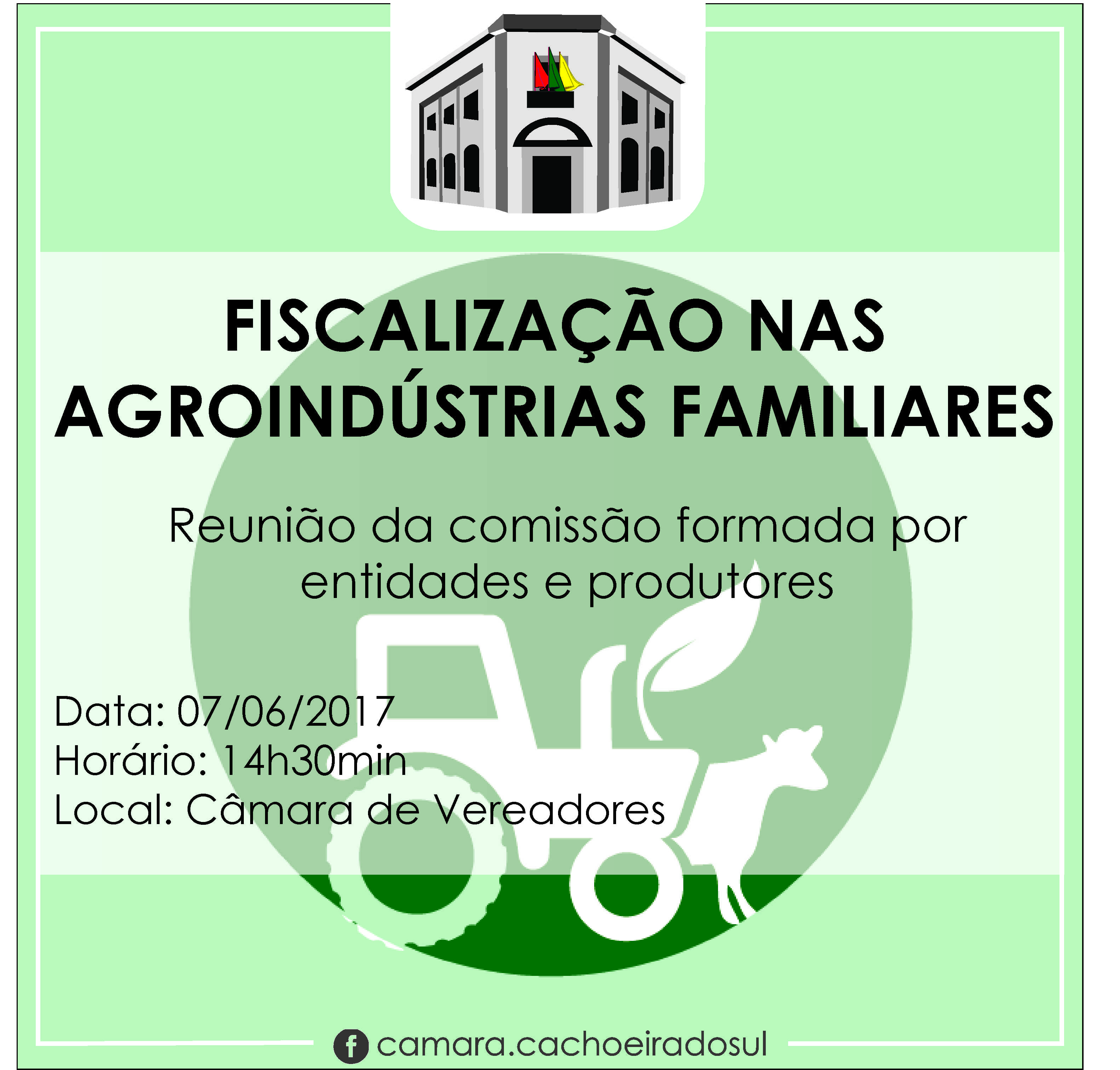 Fiscalização nas agroindústrias familiares: comissão se reúne nesta quarta