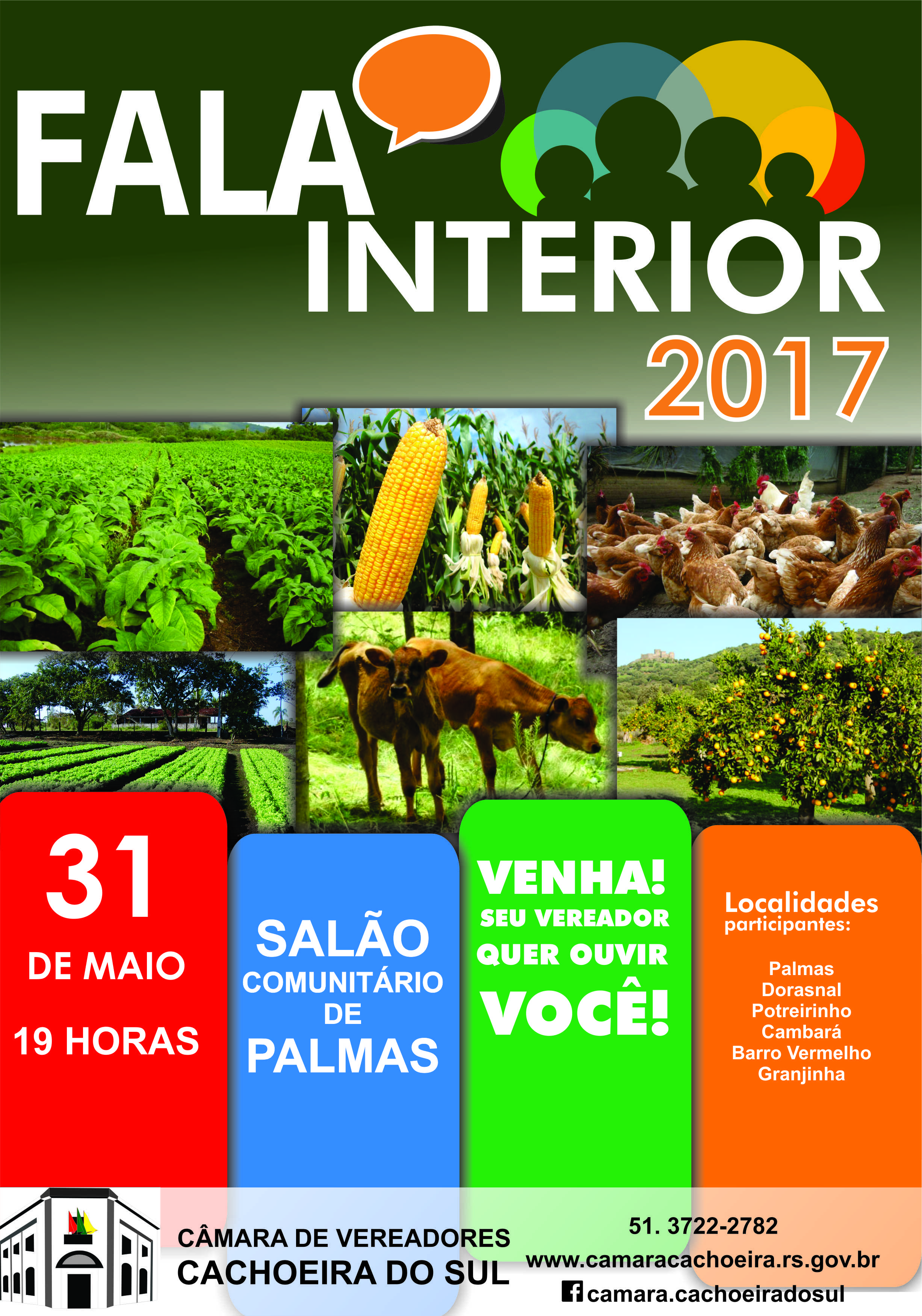 Primeiro Fala Interior 2017 será na localidade de Palmas