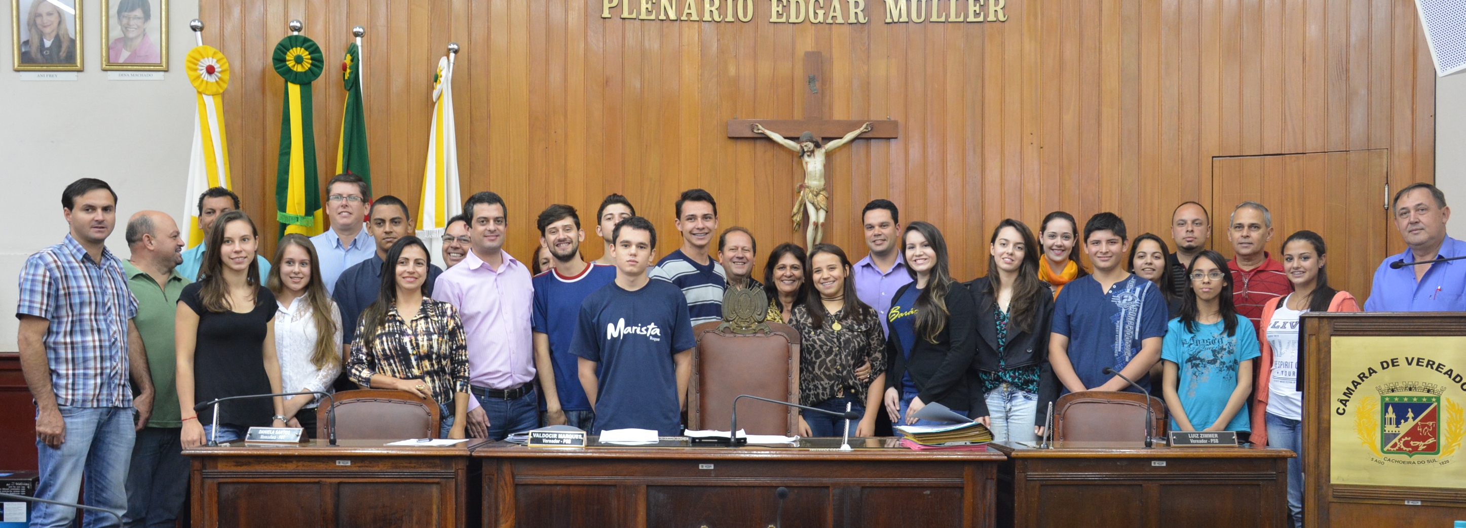 Câmara Estudantil teve grande envolvimento de estudantes, vereadores e comunidade.