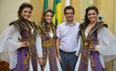 Presidente da Câmara recebe soberanas da Fenarroz 2014.