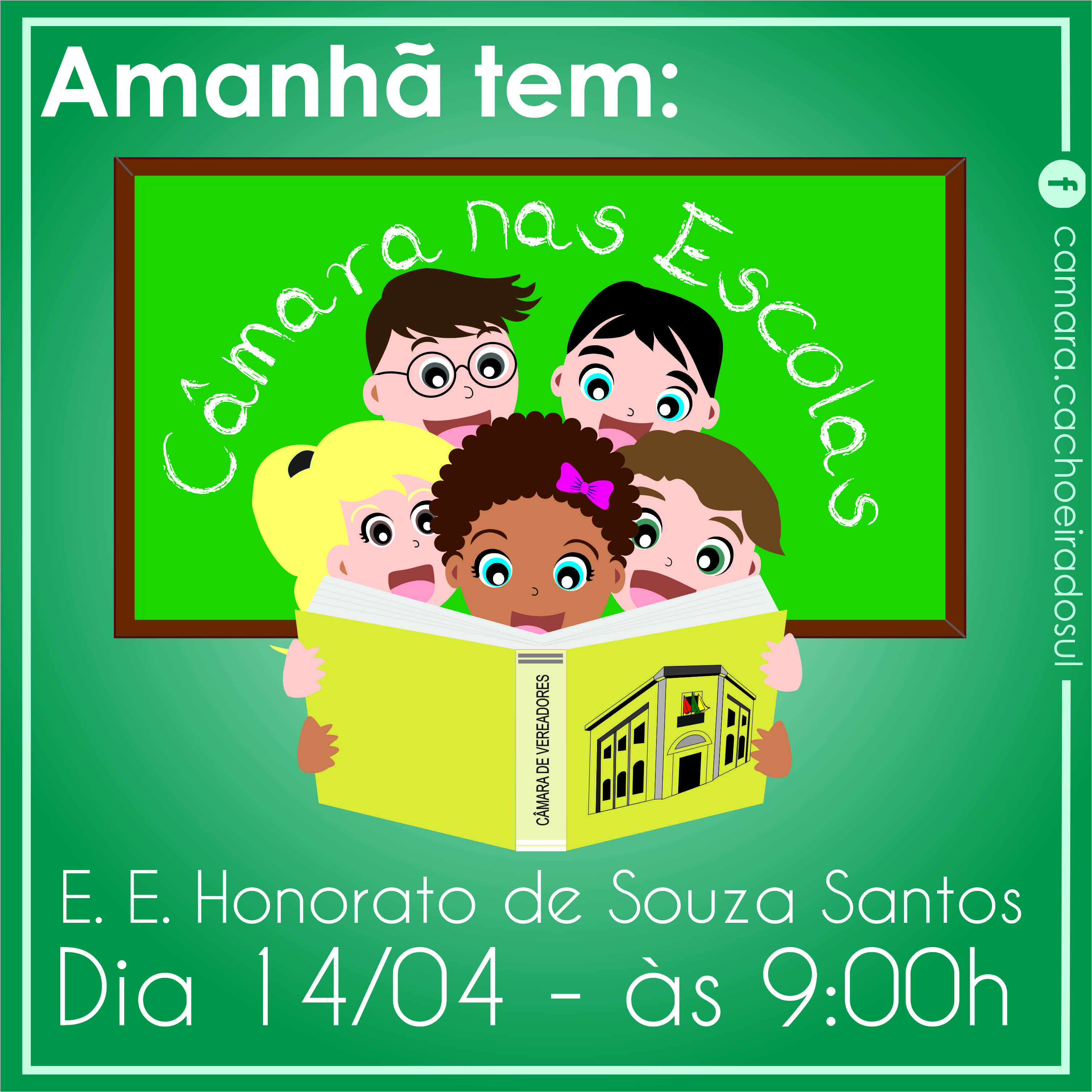 Primeiro Câmara nas Escolas de 2016 será no Passo d’Areia