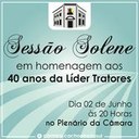 Sessão Solene dos 40 anos da Líder Tratores é amanhã