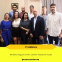 Presidente da Câmara recebe o prefeito Balardin em reunião