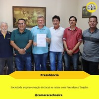 Sociedade de preservação do Jacuí se reúne com Presidente Trojahn